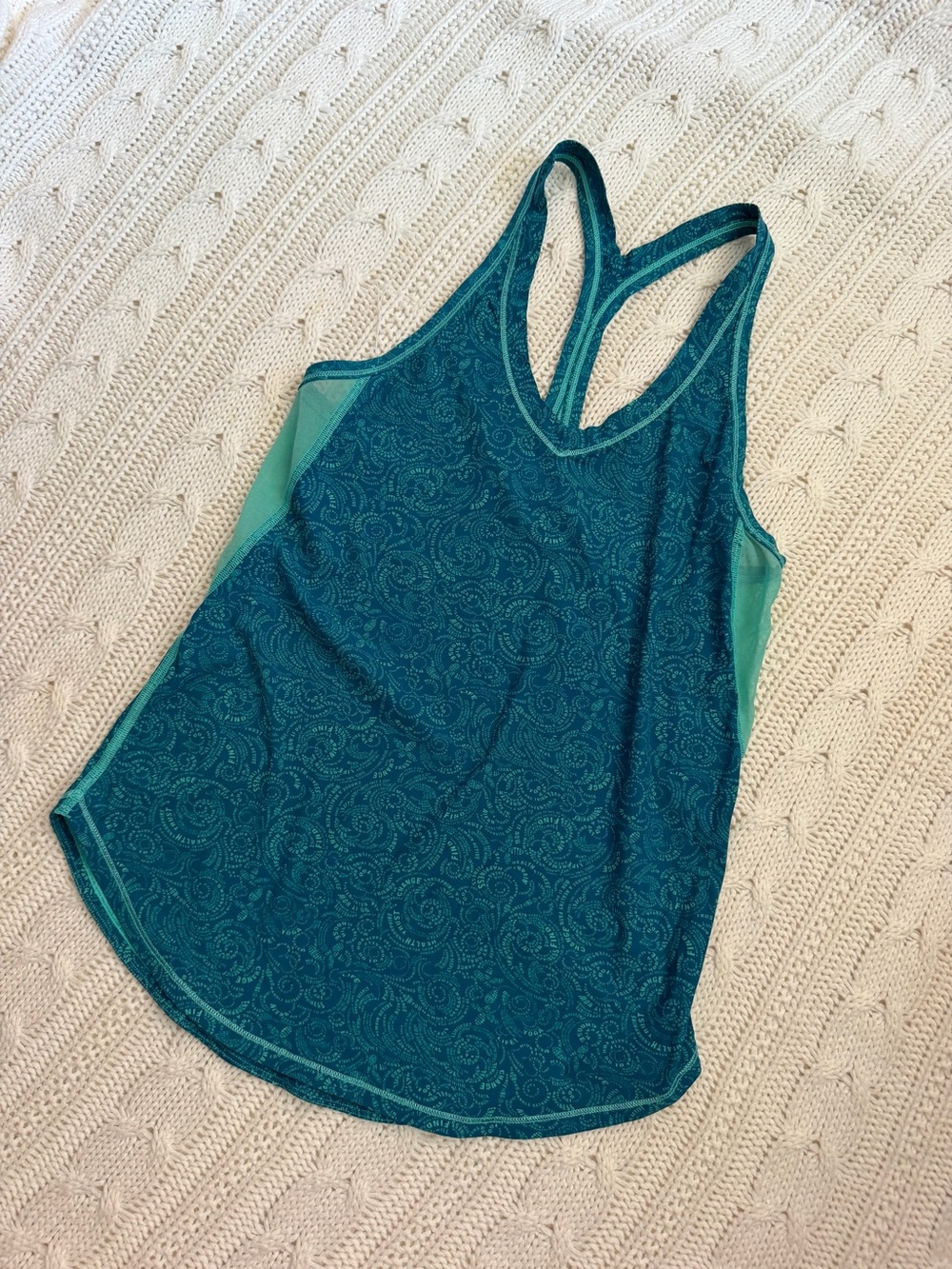 lululemon athletica Teal Racerback Tank